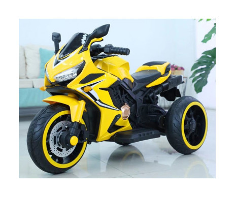 Дитячий електромотоцикл SPOKO N-518 жовтий