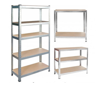 Стелаж металевий 180х90х40см 5 полиць